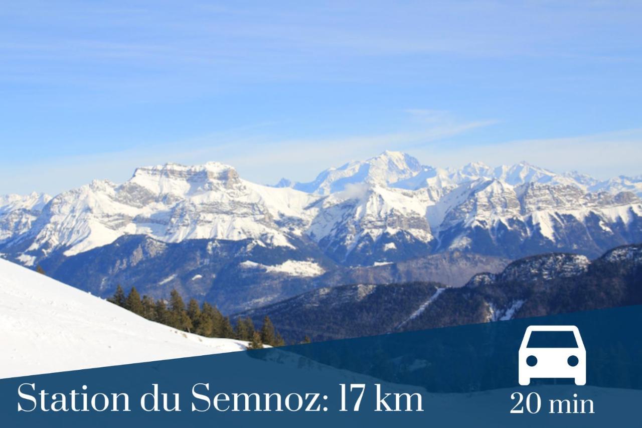 Homey Montaigne - New - A 1 Min A Pied Du Lac D'Annecy - 2 Balcons Prives - Appartement Avec 2 Chambres - Stationnement Gratuit Toute L'Annee Sauf En Ete - Juin A Aout Zewnętrze zdjęcie